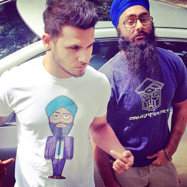 Yup that is him on my shirt!!! @balraju1 shout out to @singhstreetstyle for the dope shirt hah