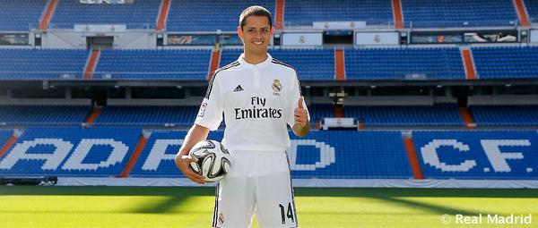 realmadriden's tweet photo. #RealMadrid have another Mexican in their ranks 22 years on. @CH14_ succeeds Hugo Sánchez. http://t.co/HDRsubOiw0 http://t.co/zkp5eu6q9w