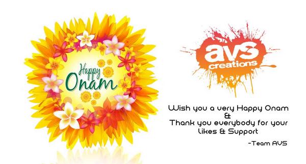 "Wish you a Very Happy Onam &amp;
Thank You everybody for your Likes &amp; Support"
-Team AVS
facebook.com/avscreationsof…