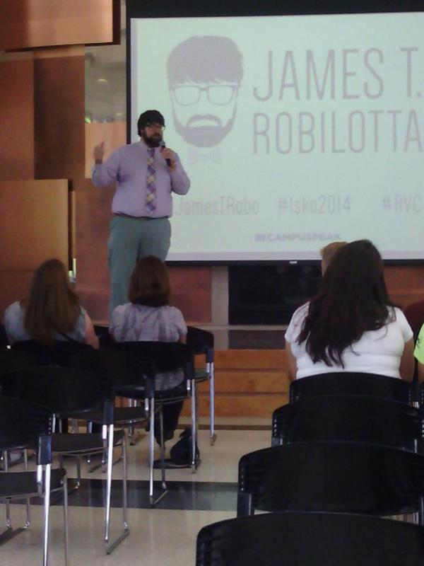 RickDaniels's tweet photo. @JamesTRobo engaging @rvcgoldeneagles at the #lsko2014 #rvc http://t.co/rkftir7gI5