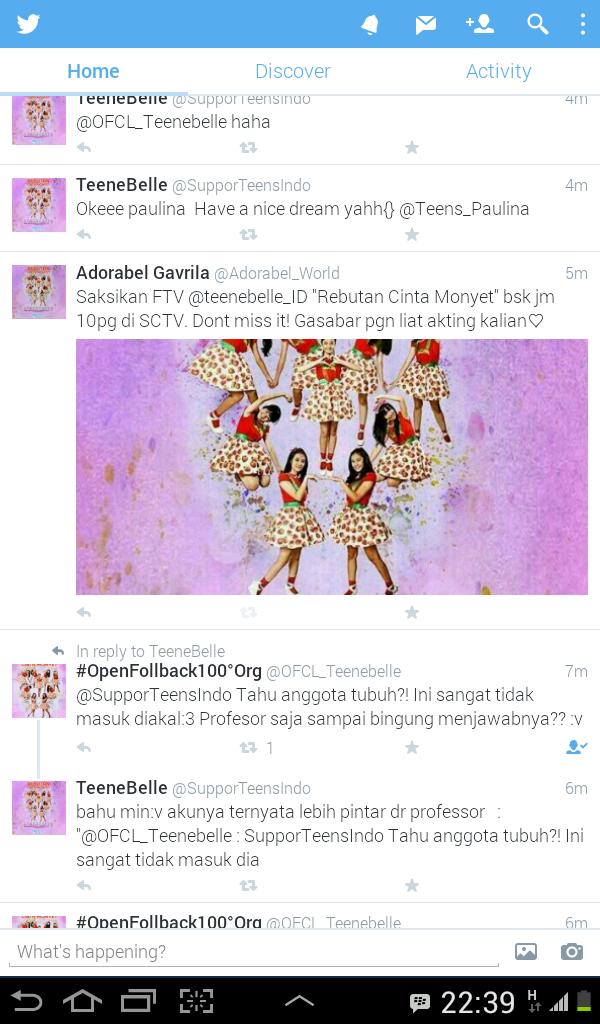 Adorabel_World's tweet photo. Ava nya kompak kann;p buat hastag #FTVTeenebelle yuk, jadikan trending tropic! ^^~ http://t.co/U5TObGYQ5s