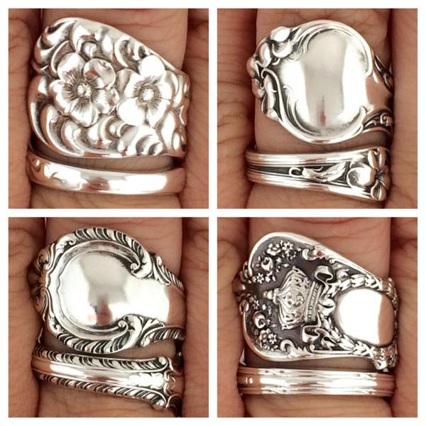 NotSoFlatware's tweet photo. Come see me @VintageBazR September 20th and 21st!
#NotSoFlatware #vintage #rings #spoons #sterling http://t.co/qCE4L1WEdN