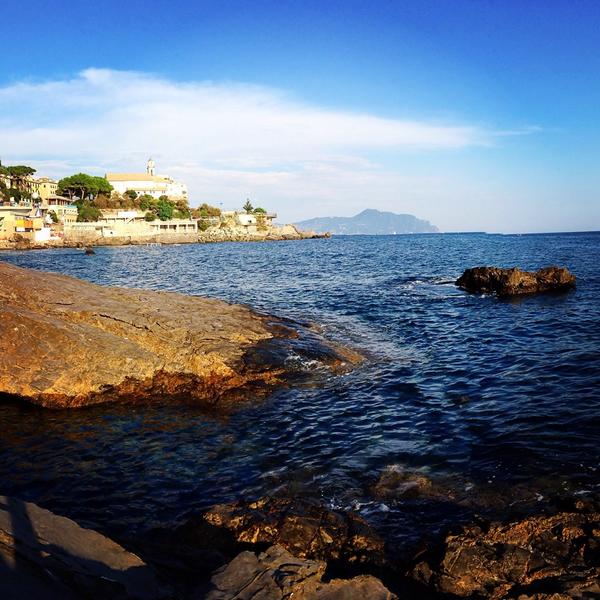 #MontediPortofino visto in lontananza...🏊😎
#mare #sea #liguria #Genova
