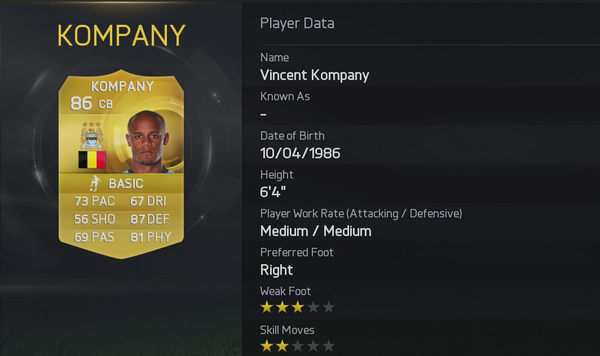 Fifa_Arab's tweet photo. “@EASPORTSFIFA: Top

20.@VincentKompany 
19. Lewandowski
18. Modric
17.@21LVA

http://t.co/JUrHuUGjkX #FIFA15Ratings http://t.co/m79LO2jGxP”