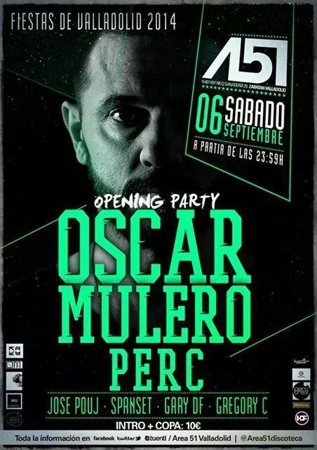 Area51Discoteca's tweet photo. Hoy es la GRAN NOCHE!
Fiestas Valladolid+AREA 51+Mulero+Perc+J. Pouj+Spanset+Gary DF+Gregory C
= INOLVIDABLE http://t.co/pCGhkPGQwW