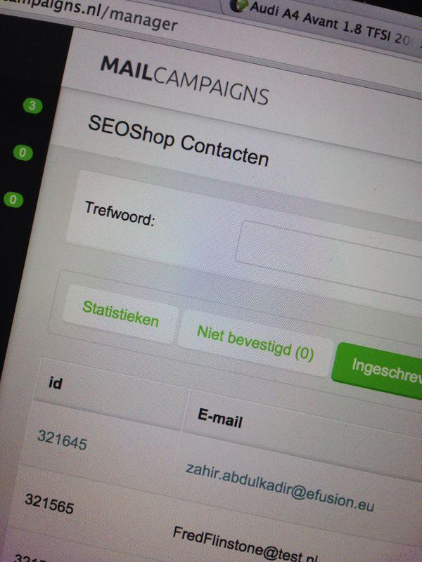 B_eager's tweet photo. Er wordt hard gewerkt aan de koppeling tussen #mailcampaigns en #SEOshop  ICT team van @MailCampaignsNL &amp; #eFusion http://t.co/coDbFbCK8R