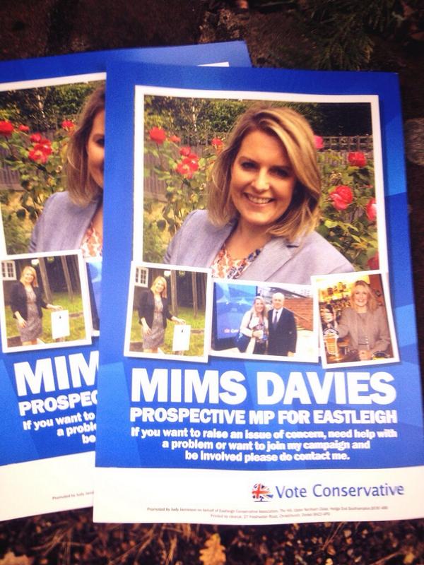 mimsdavies's tweet photo. Gr8 day wiv very many voters connected with&amp;delivered 2 across #Eastleigh&amp;Hedge End.Thx 2 my +20 brill volunteers l! http://t.co/wrt3fyBBFh