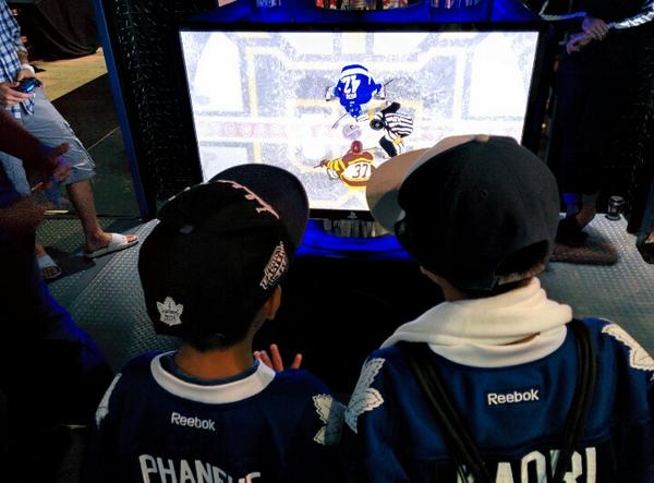 Facing off at TML Fan Fest #fansgofurther #TMLFanFest14 <a href="/thefordfanatic/">The Ford FANatic</a>