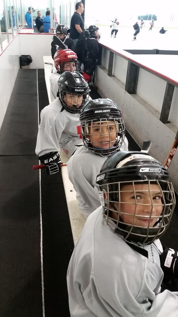KirkwoodStars's tweet image. Mites having fun with their right-sized scrimmage during #IceBreakerWeekend. #KirkwoodStars #ADM