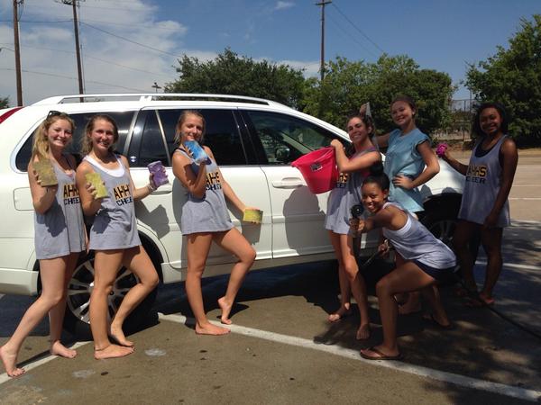 YellowJacketYB's tweet image. Come support your cheerleaders on their journey to California! Free car wash, donation accepted!