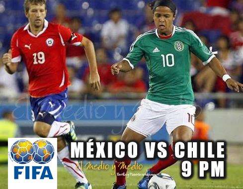 ElMedioyMedio's tweet photo. @CdSatelite Amigos, hoy partido amistoso entre México y Chile... Que tal si lo vemos juntos ?
 9pm http://t.co/w4pQCfdS39