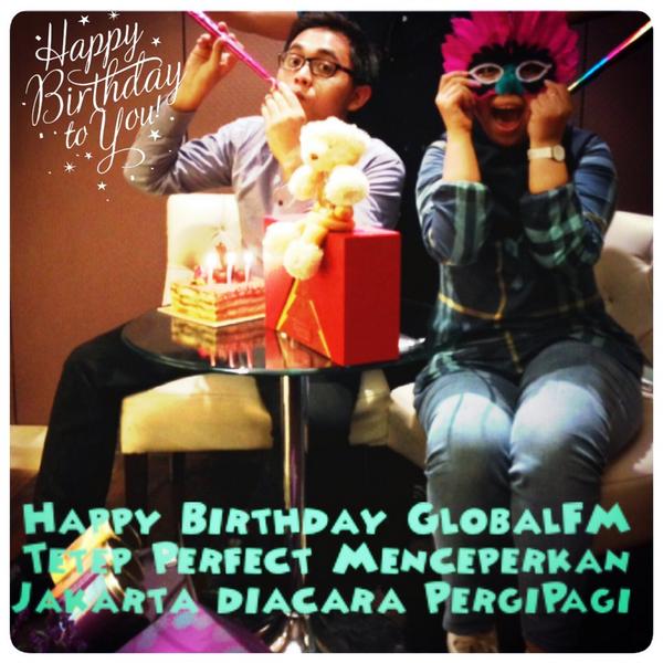 millealahe's tweet photo. Happy Birthday @884GlobalFM tetep perfect menceperkan jakarta diacara pergipagi #Perfect9thGlobalFM http://t.co/p2ksDKOuOQ