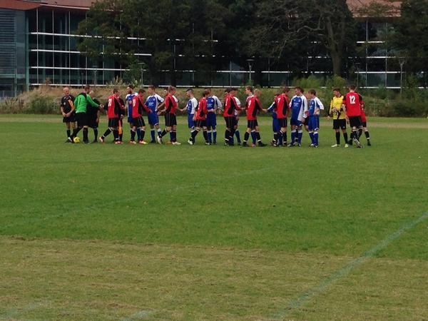 Team before the kick off.