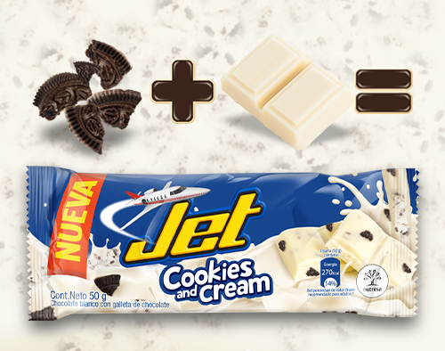 chocolatesjet's tweet photo. ¡La suma que dio como resultado nuestra nueva #JetCookiesAndCream! http://t.co/0qNSvhA1IS