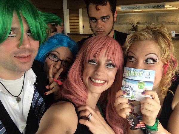 TrulieAwesome's tweet image. We are here! #trulieawesomeshow #midoricon2014