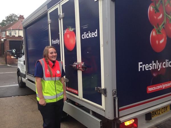 Much appreciated support from Doncaster Tesco extras dot.com team,Steve and Jess big thanks#OneTeam