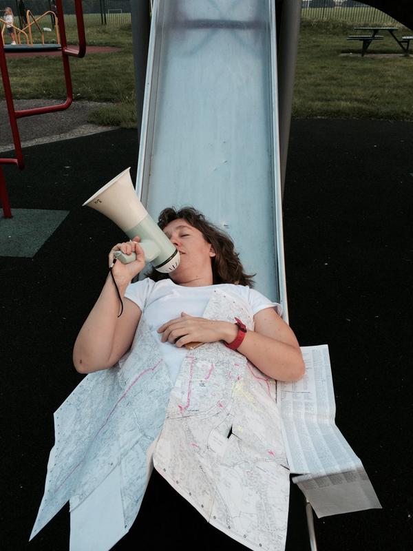 SwaziRodgers's tweet image. The final slide #42slides with a very tired @GColdicottDance of @DanceSlide - well done :) xx