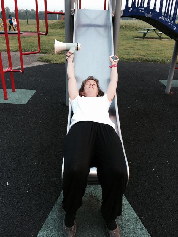 SwaziRodgers's tweet image. The final slide #42slides with a very tired @GColdicottDance of @DanceSlide - well done :) xx