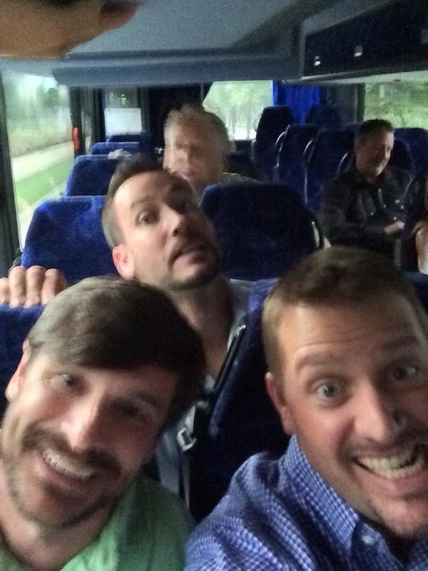 EGrunden's tweet photo. @greenway team on the way to Closing Celebration. #ENGAGEselfies. @AyersJS & @stube80 & @egrunden http://t.co/srgZqDbfF6