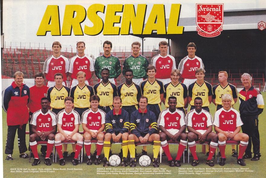 Arsenal FC Squad, 1990-91, Football Wiki