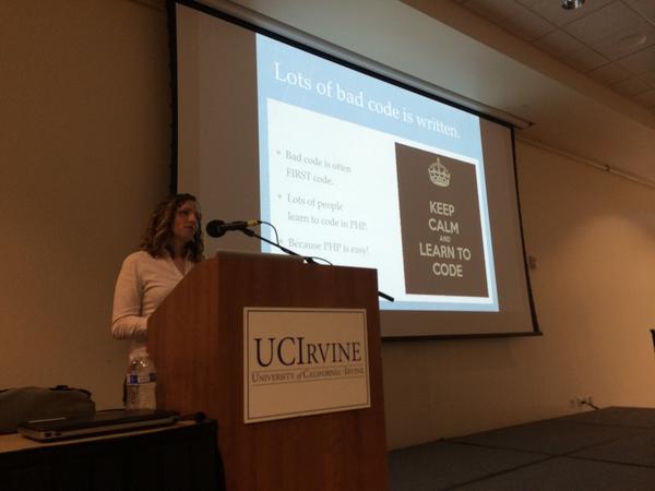ladrupal's tweet image. #DrupalCampLA Keynote by @jenlampton live streaming now on youtube.com/losangelesdrup… #DrupalCamp #PHP #Drupal