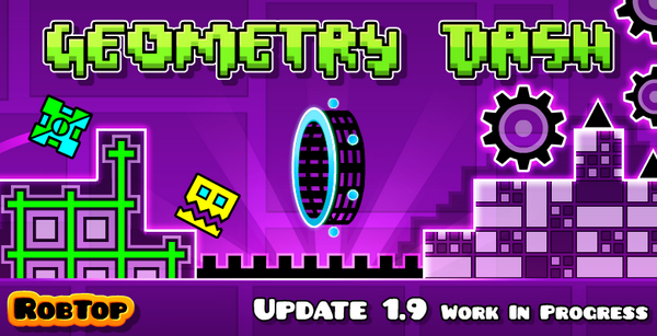 RobTopGames's tweet image. Update 1.90 and the Steam version of Geometry Dash is going well, more info soon! :)
