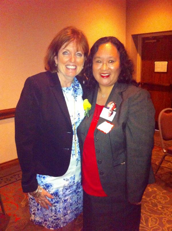 DTiquiShebib's tweet photo. Thrilled to have the confidence, support &amp; endorsement of dear friend, @EMcMahonMPP! #Donna4PrezOWLC http://t.co/v6b3m7Mk4C