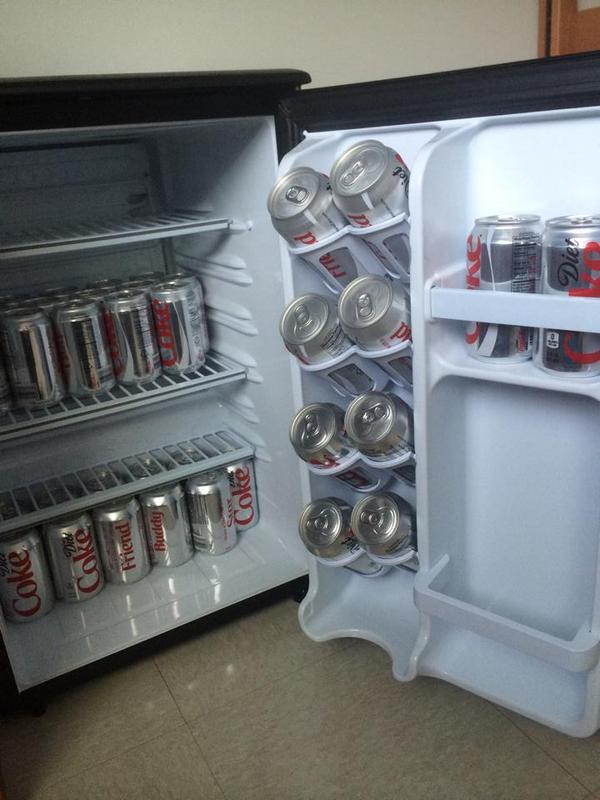 diet coke refrigerator