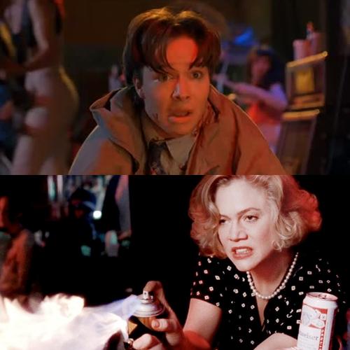 Happy Birthday, Justin Whalin! Justin Whalin (as Scotty) and Kathleen Turner (as Beverly Sutphin) from Serial Mom 