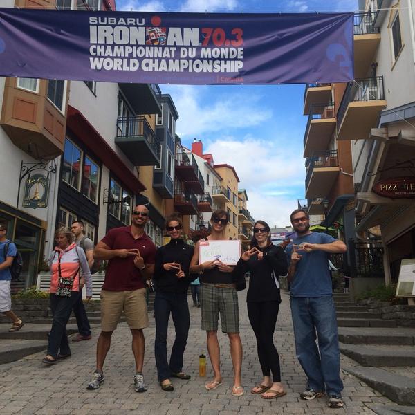 akernlovgren's tweet photo. Team poutine ready to rock!! #IM703WC @Karimayhew http://t.co/mMxzCpgbxd