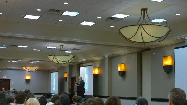 stopngoh's tweet photo. Phil Tippett is the keynote speaker at #BigD2014 !! http://t.co/kR71Cjm1We