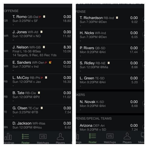 fantasyfball247's tweet photo. My last drafts results what do u guys think? #FantasyFootball http://t.co/Ocuzcgfz6D