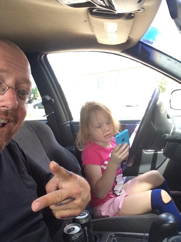 WriteThatJason's tweet image. #soproud  She barley even swerved!!!