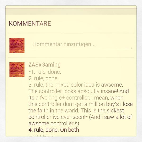 ZASxGaming's tweet image. Soooo... @OfficialCplus #controllerplus #c+ @pluscontrollers its from the giveaway of the Destiny controller :D