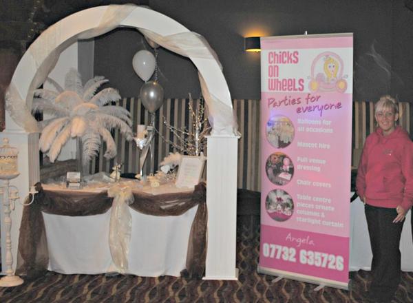 ChicksWheel's tweet photo. chicks on wheels at a wedding fayre http://t.co/ptATMjNln1