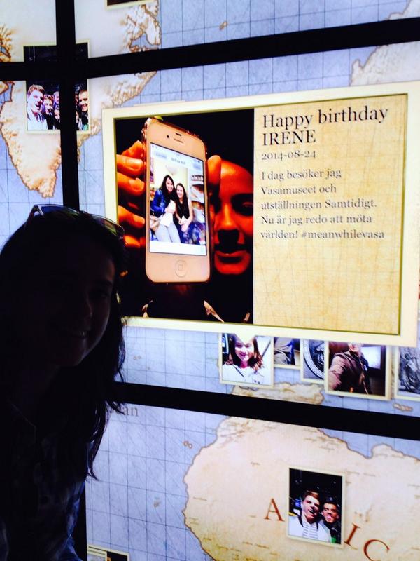 cris_anton94's tweet photo. Happy birthday @irene_535 desde hace unas semanas estas presente en el VassalMuseum en Estocolmo 😂😂 my present!! 🎉🎊🎈 http://t.co/SDuaTQ46yn