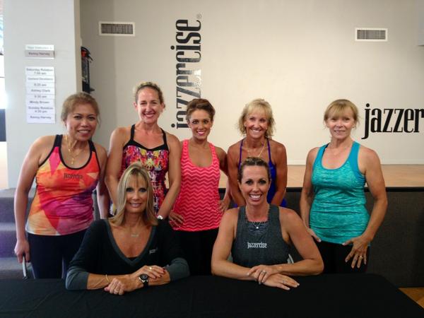 jazzerlaurieb's tweet photo. Judi and Shanna with a few of my girls at Routine taping!   Amazing Day!  @JazzerciseInc @PeggyWaide http://t.co/TfrfLauZ2E