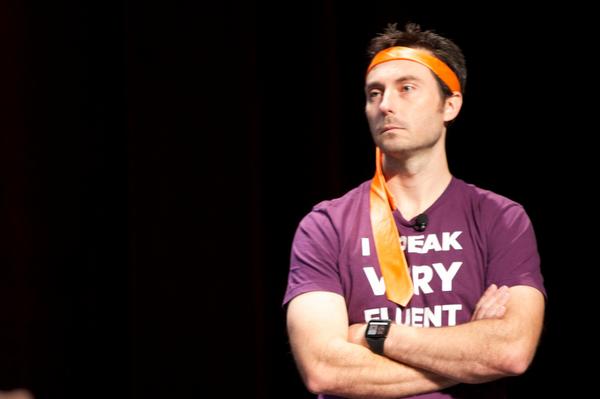 BrianVogelsang's tweet image. Do not mess with #AllJoynKid at #ATTHack  &amp;lt;signal name=“WaxOn" sessionless=”true”&amp;gt;