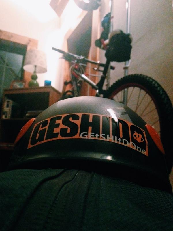 Thanks to Johnny, I can wear my job title while practicing safety at @twofourhell . #thewallrsvl #geshido #24hhh