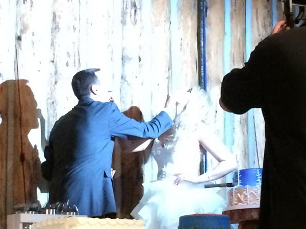 MistyMontano's tweet photo. Beautiful @Caits_take! Congratulations! #cksquared http://t.co/wcFTvlxZBF