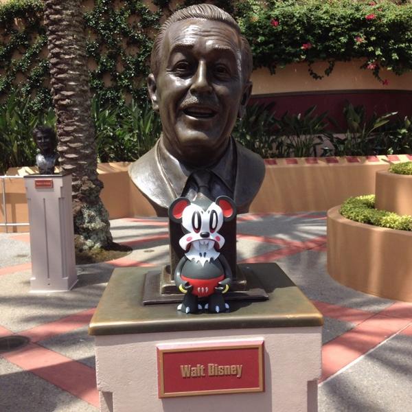 Walt Elias Disney and friend. #lavabear #disneyworld