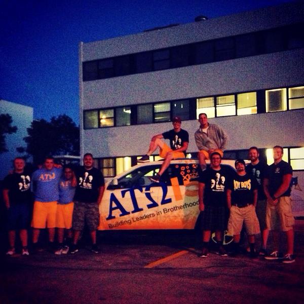 BetaAlphaATO's tweet image. It was an honor to take a picture with #Rich on his journey to the ATO's across the nation! #BetaAlpha #RuhRah