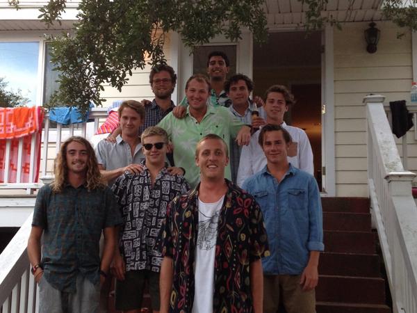 BarryMitsch's tweet photo. Quite a crew heading to #Charleston.  Happy 21st. http://t.co/IFTL3zaQgu