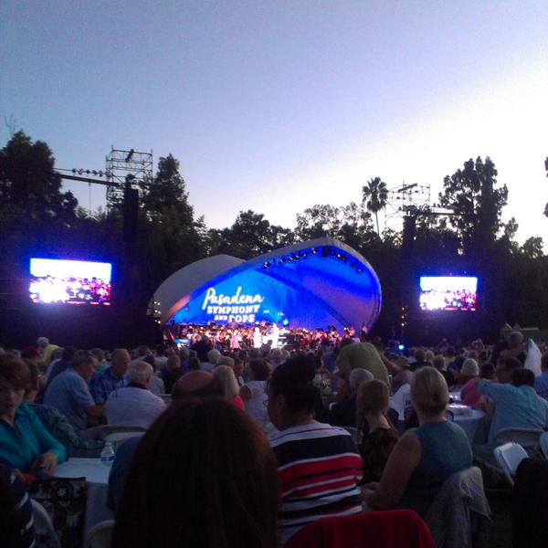 PasadenaMag's tweet image. Beautiful evening at the #paspops
