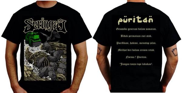 ViolenceMerch's tweet image. Seringai - Puritan | Size : M-L | Prize : 125k
