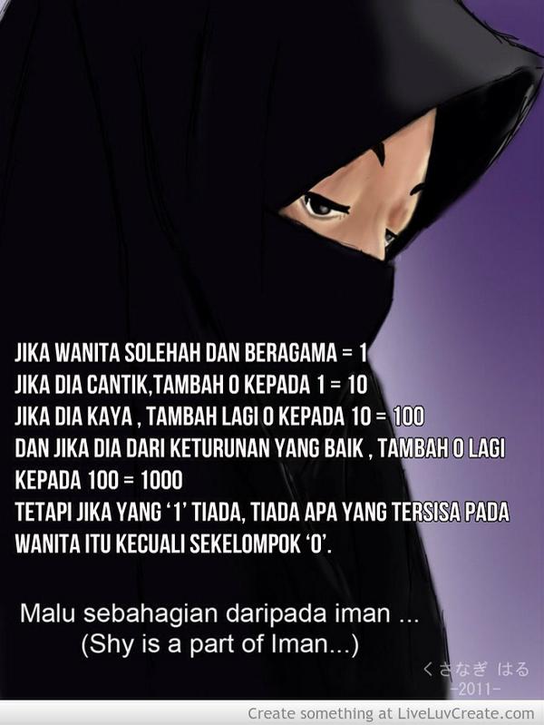 Image result for wanita solehah perhiasan dunia