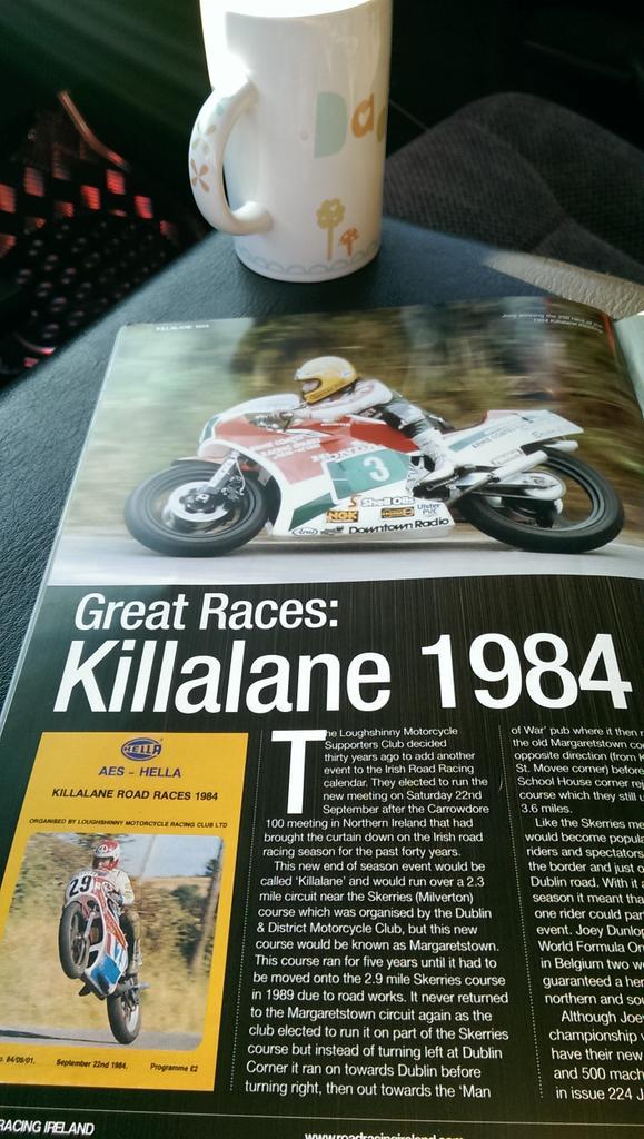 MovingInk's tweet image. Coffee and a great read.roll on racing! @LoughshinnyMSC  @Official_RRI to @pjgallagher