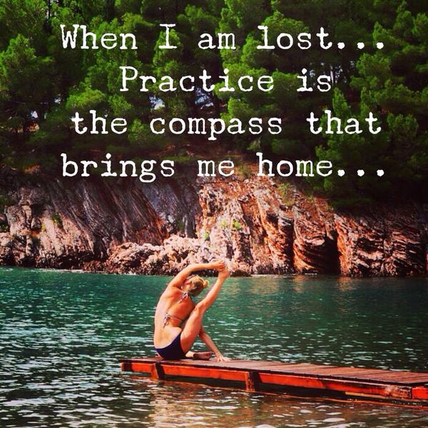 Finding my way back to #nyc and my mat #compasspose #jivamuktiyoga