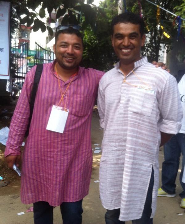 Bikash_PJ's tweet photo. Election Fever , Going Strong #pressunion Election @pokhara http://t.co/UWJ1lDGr3V