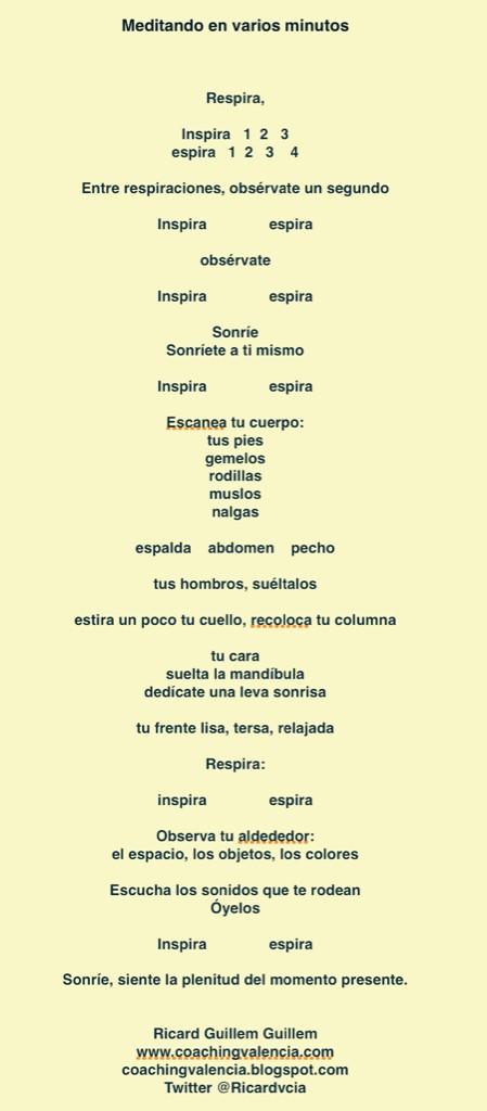 Ricardvcia's tweet photo. Meditando en varios minutos #coaching http://t.co/8wq0rvyUCQ